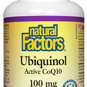 Natural Factors Coenzyme Q10 Ubiquinol 100mg